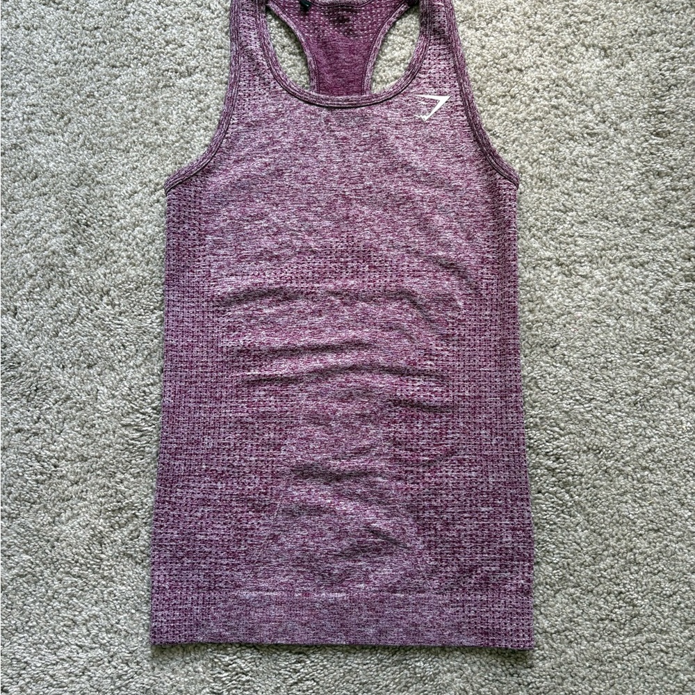 Gymshark Women's Purple Tank Top